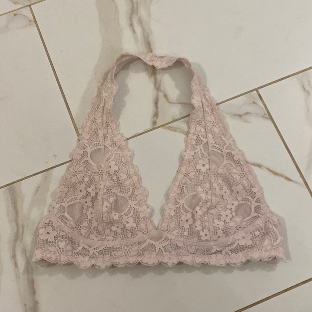 FREE PEOPLE LACE HALTER